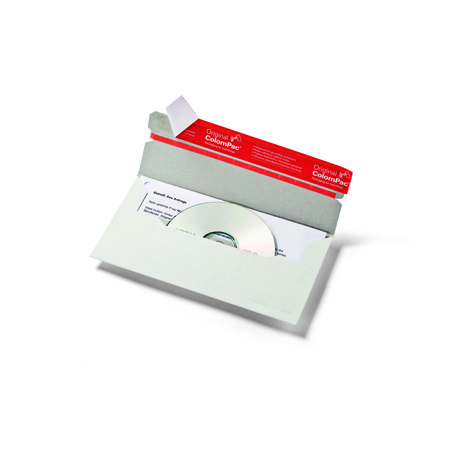 Media + Brief Verpackung CP040.06 Repräsentativer Umschlag für den schnellen Versand von CDs oder DVDs mit Begleitschreiben.